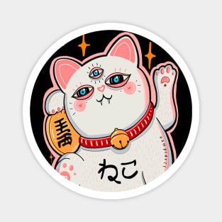 Lucky cat manekineko COLORS Magnet